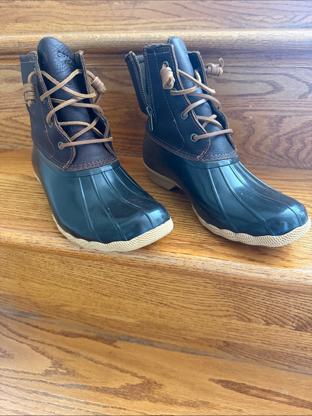 Women’s Sperry STS91176 Waterproof Duck Boots - Brown